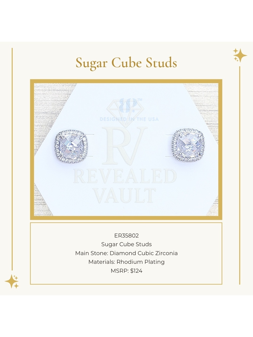 Sugar Cube Studs - OG